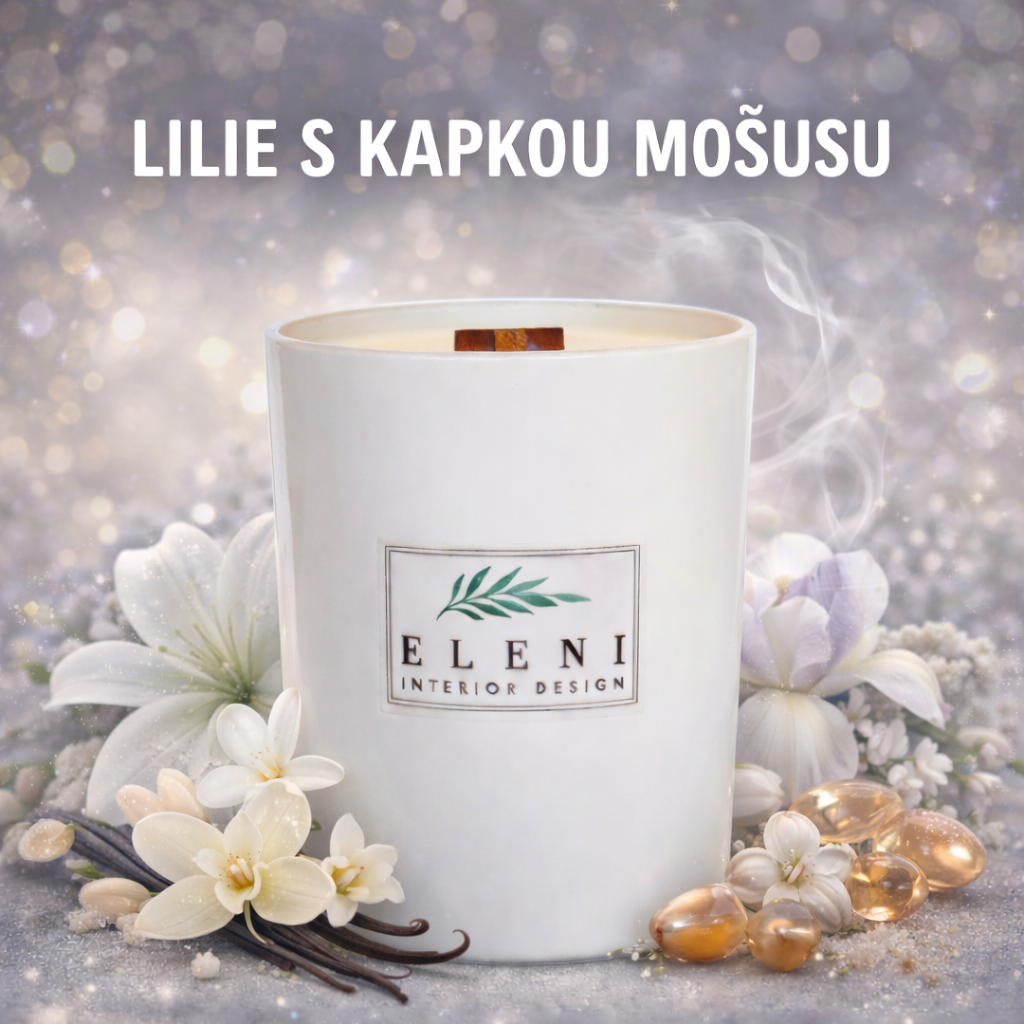 Lilie s kapkou mošusu, vůně pro svíčky a difuzéry